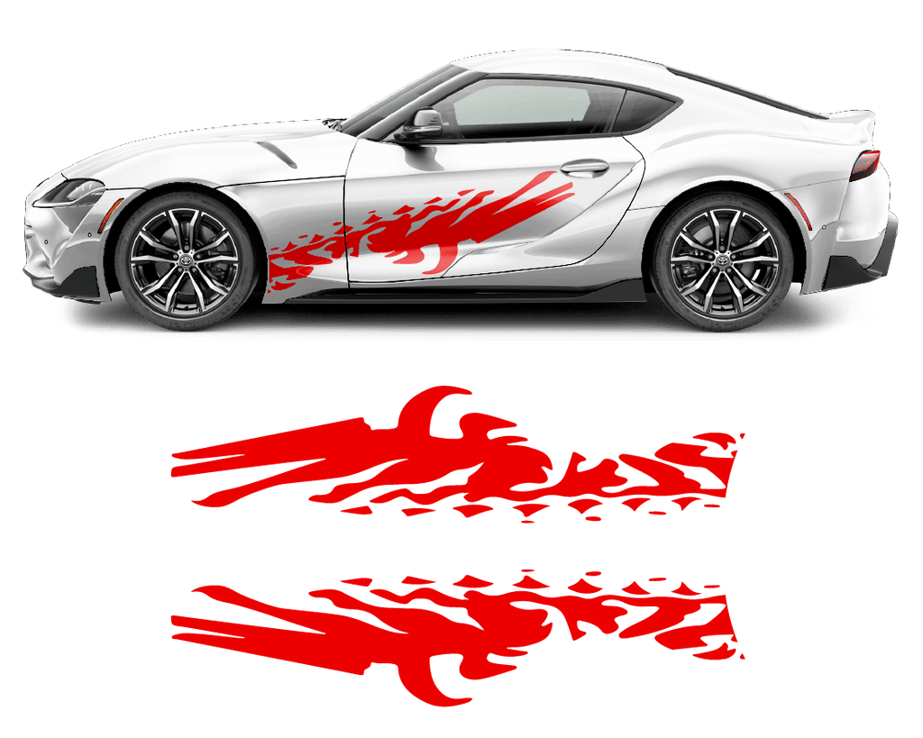 Toyota Supra Accents Graphics
