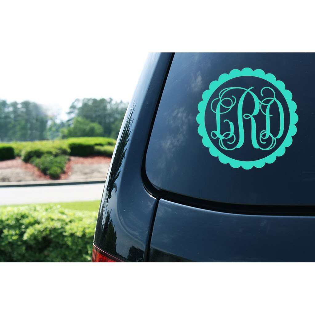 Initial Monogram Decal