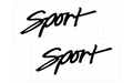 1998-03  Ford Escort SPORT Fender Decal Set