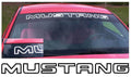 Mustang Windshield Decal - Outline Style - 3.3" x 40"