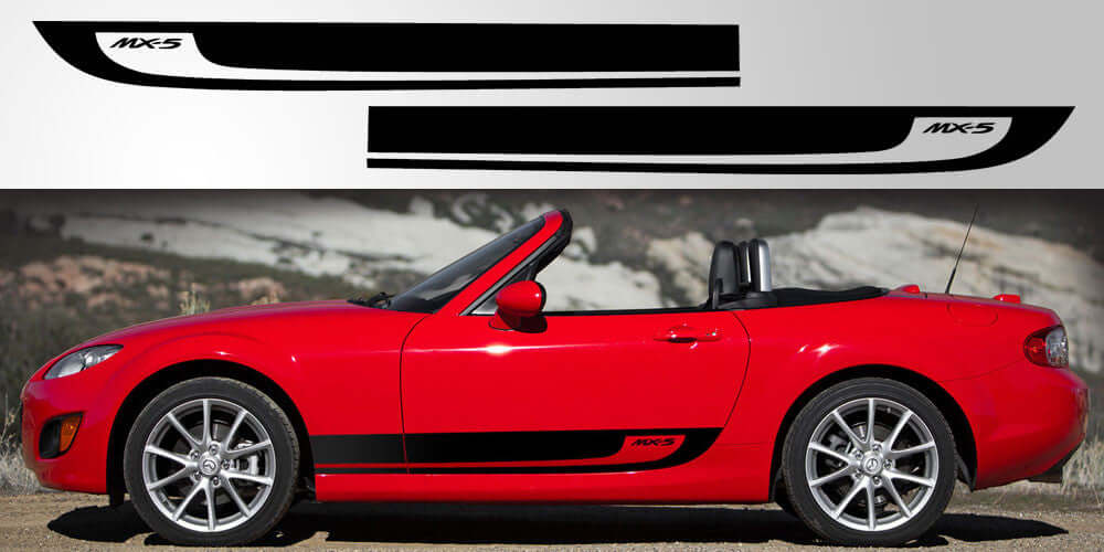 Mazda Miata MX-5 NC Door Stripe Decal | 2006-2015 Premium Vinyl Graphics