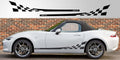 Mazda Miata MX-5 ND Checkered Stripe Decal