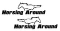 Mustang Horsing Around Decal Set - 4" Tall