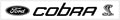 Cobra Snake with Ford Oval Windshield Decal - 4" x 32"