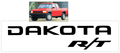 2002-03 Dodge Dakota - DAKOTA  R/T - Tailgate Decal