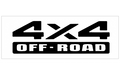 2001 Dodge 1500 2500 3500 Truck - Tailgate Decal - 4X4 OFF - ROAD - One Color Decal