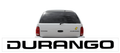 2001-03 Dodge DURANGO - Door / Lift Gate Name Decal - 1" x 12.75"