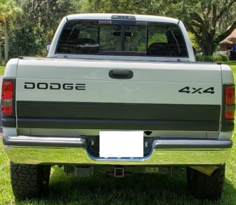 Dodge Tailgate Letter Decals | 1994-2002 Ram 1500 2500 3500 | Premium Vinyl