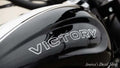 2X Victory Outline Motorcycle Gas Tank Decals Stickers New OEM Oracle Universal